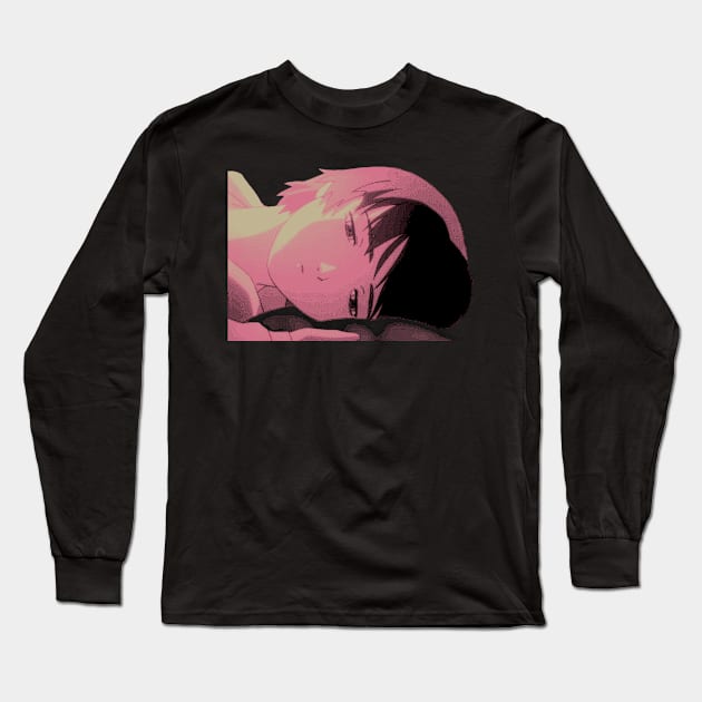 Lain Depressed Long Sleeve T-Shirt by KokoroPopShop